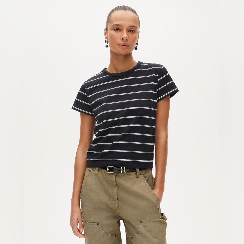 NWT J.Crew Boyfriend Jersey Classic-Fit T-Shirt in Stripe